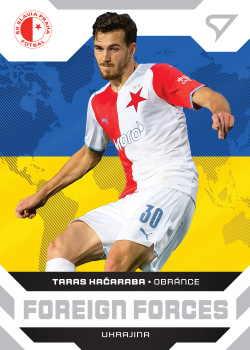 Taras Kacaraba Slavia Praha SportZoo FORTUNA:LIGA 2021/22 1. serie Foreign Forces #FF35
